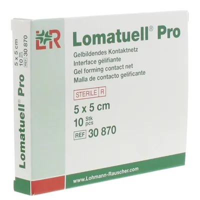 Lomatuell Pro stérile 5 x 5 cm - Boite de 10