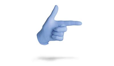 Gants en nitrile non poudré - boite de 200