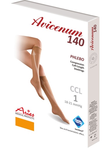PHLEBO 140 STRONG - Bas de compression mi-bas