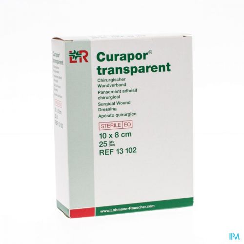Curapor pansement transparent 10 x 8cm