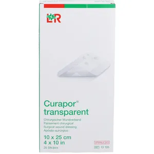 Curapor pansement transparent 10 x 25cm