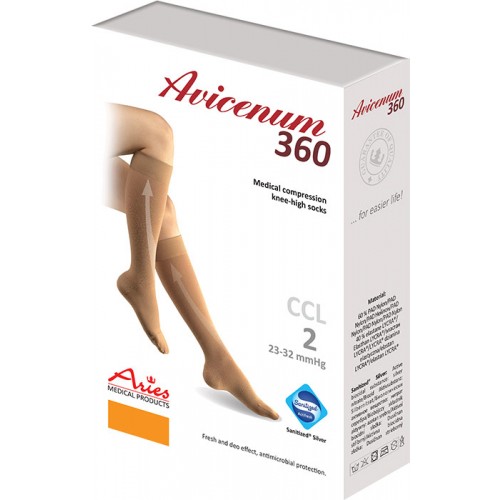 PHLEBO 360 - Bas de compression mi-bas à bout fermé