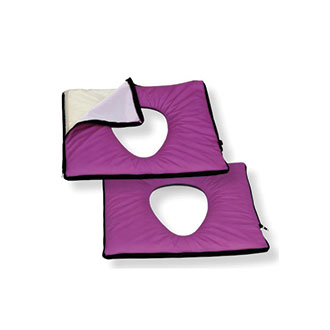 Coussin en gel avec trou central